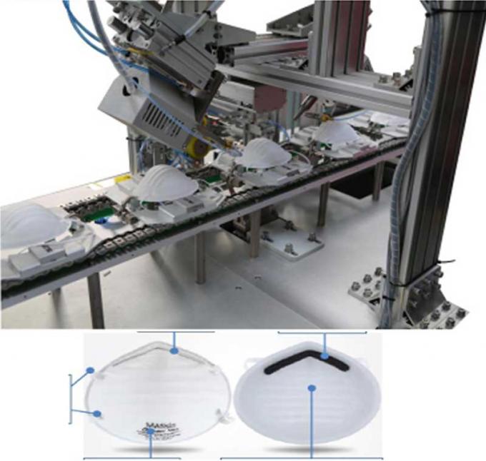 기계 제조사들을 만드는 컵 방진마스크 마스크 작성 기계 n95 마스크는 마스크 기계를 잔 모양으로 만듭니다